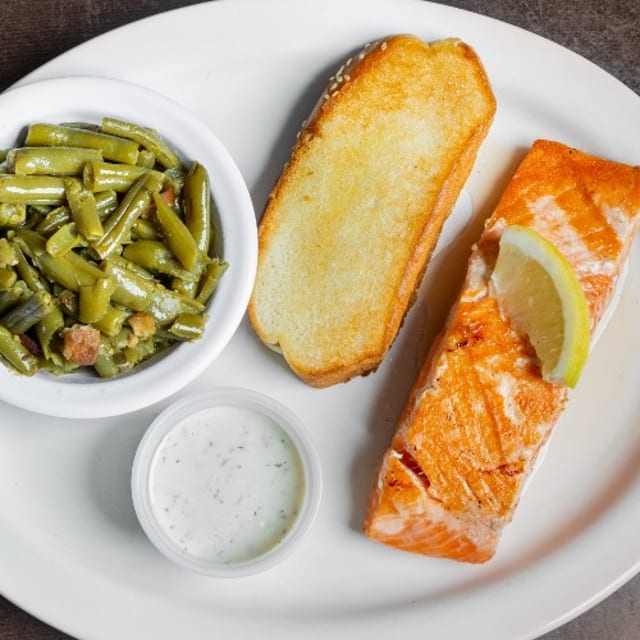 Grilled Salmon.