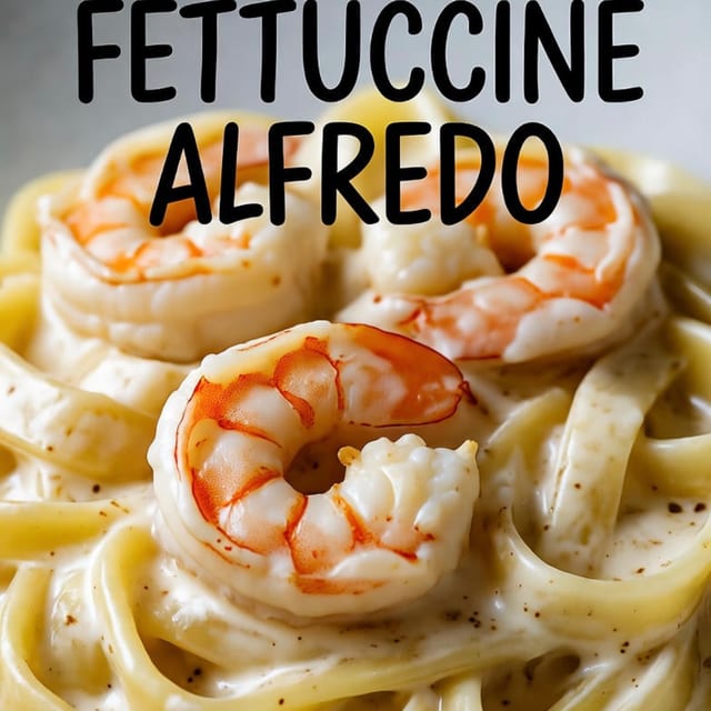 Shrimp Alfredo.