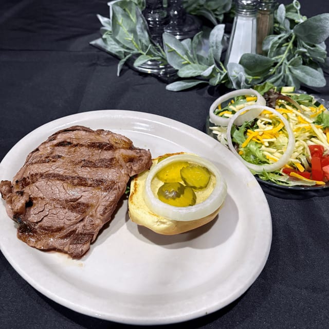 Ribeye Steak Sandwich.