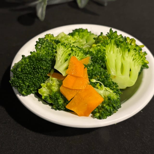 Steamed Vegetables.